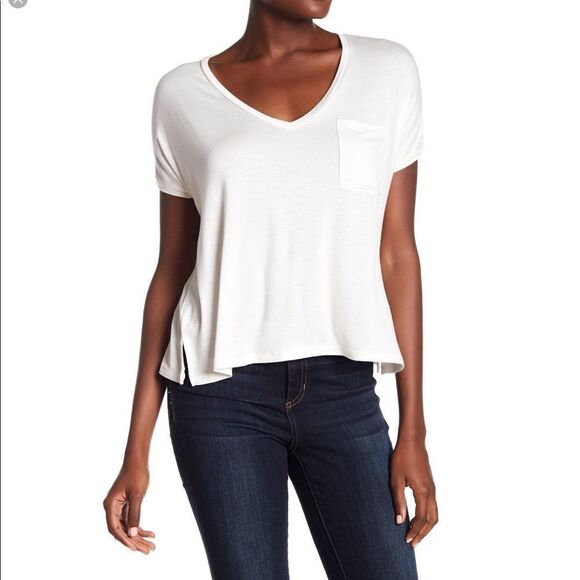 PST by Project Social T V-Neck Pocket Tee (D4) - Picture 1 of 6